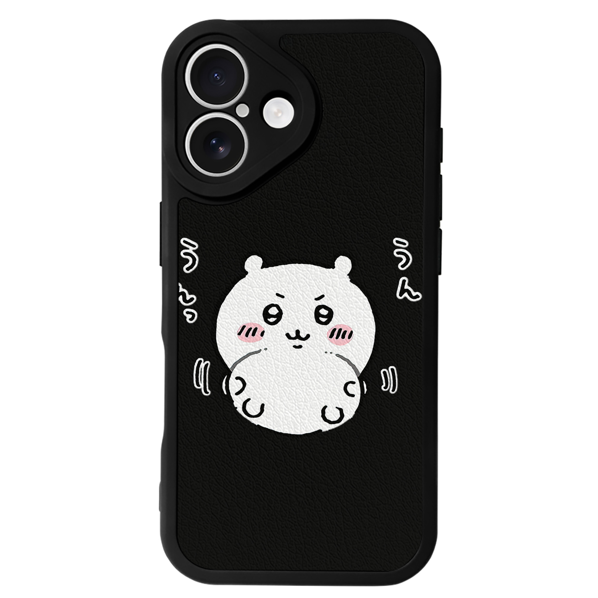 （画像用） ちいかわ ちいかわ Chii-kawa chiikawa 【iPhone 16シリーズ対応】シリコンスマホケース（レザー調） 材質：シリコン